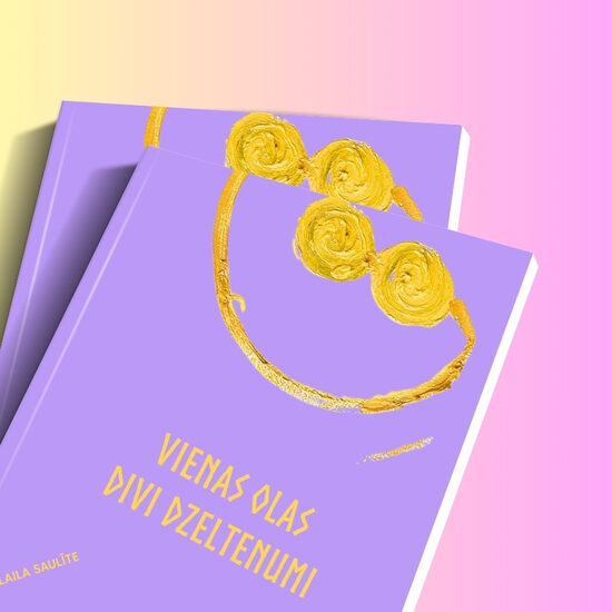 Dzejas Grāmata "Vienas olas divi dzeltenumi" /L.Saulīte/